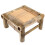 comfortable low bamboo stool for bathroom with anti-slip feature 11
