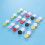 15pc lens case with storage jar double boxes mixed color 7