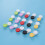15pc lens case with storage jar double boxes mixed color 6