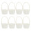 8Pcs Plastic Rattan Storage Baskets Small Handmade Handheld 4