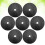 10pcs black biodegradable non-woven weeding cloth 27cm outer 4cm inner 9