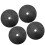 10pcs black biodegradable non-woven weeding cloth 27cm outer 4cm inner 3