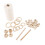 diy macrame kit for tapestry wall art decoration woven material set 6