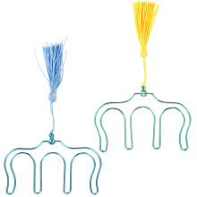 2pcs iron music book clip with tassel sheet holder