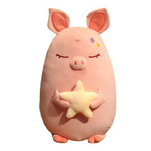 star pig stuffed plush toy for kids home decor 45cm