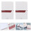 2pcs portable correction decals, multi-function removable sheets 9