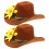 2pcs cowboy hat ornaments for party decor 1