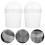 6 pcs plastic cups with dome lids for ice cream, snacks, popcorn 3