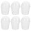 6 pcs plastic cups with dome lids for ice cream, snacks, popcorn 9