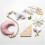 moon star wooden beads hanging decor for crib tent pink white 6