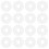 100pcs disposable face pillow covers for massage bed hole (white) 1