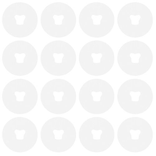 100pcs disposable face pillow covers for massage bed hole (white)