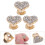 3pcs decorative studs charm for 38mm watch 3