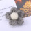 Wool Felt Balls Grey 1pcs Flower Shape Diy Decorations 4