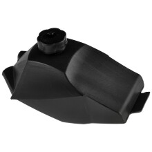 Mini Bike Gas Tank Plastic Fuel Bottle for 2 Stroke Engine Black