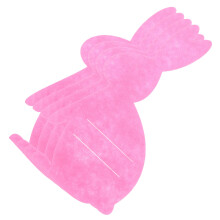 4St Stoffen Roze Paasbestekhouders in Konijn Design Voor Feesten
