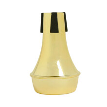 1Pc Golden ABS Trumpet Mute Practice Accessory for Beginners