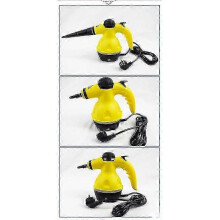 1 x Mehrzweck-Handdampfreiniger für Sofas, Matratzen, Fenster und Teppiche mit Zubehör zur Fleckenentfernung