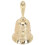 zinc alloy small decorative bell for school and restaurant decor 1