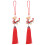 2pcs dragon pendant tassel for car mirror decor 9