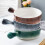 Ceramic Baking Bowl Useful Baking Bowl Practical Soup Bowl With Handle 4