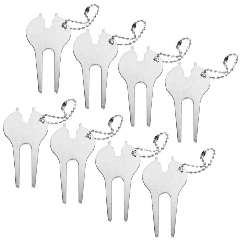 8pcs professional golf divot repair tool portable for training