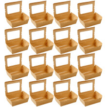 50 kraftpapier verpakkingsdoosjes voor gebakken , salade, sushi