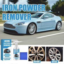 3pcs Car Rust Remover Spray Auto Surface Maintenance Liquid Metal Chrome Paint Cleaner Spray Iron Powder Cleaning Rust Remover