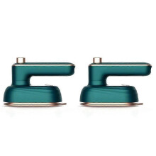 2X Mini-Bügeleisen Handheld Nass- und Trocken-Doppel-Heißerzeuger Tragbarer Garment Steamer Home Travelling