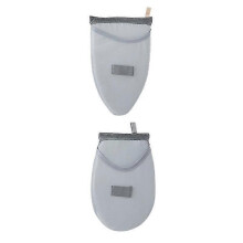 2pcs Mini Ironing Boards Multi-functional Ironing Plates Household Supply (grey)