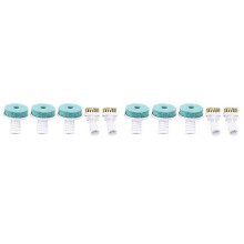 10Pcs For Deerma DEM ZQ600 ZQ610 Handheld Steam Vacuum Cleaner Replacement Parts Brush Head Mold Dust Removal Heads