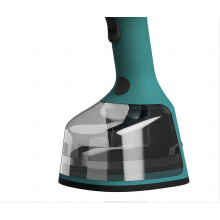 E16 high power handheld garment steamer LED touch 1800W green matte paint