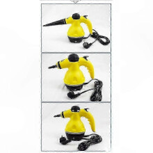 Handheld Steam Cleaner for Sofa, Mattress, Windows, and Carpets with Accessories for Stain Removal