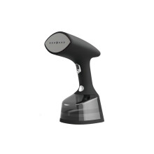 E16 High Power Handheld Garment Steamer LED Touch 1500W Black Silver Matte Paint