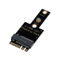 M.2 Wi-Fi Wireless LAN Card A/E Key To M.2 NGFF SSD Adapter For NVMe 2230 And 2242 SSDs