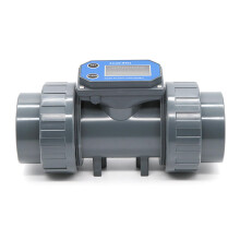 Digital Flowmeter DN50 High Flow Capacity Clear Display Swimming Pool Water Treatments Accurate Liquid Measurement