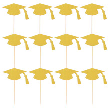 24 absolventenmütze cupcake topper kuchendekoration abschlussfeier