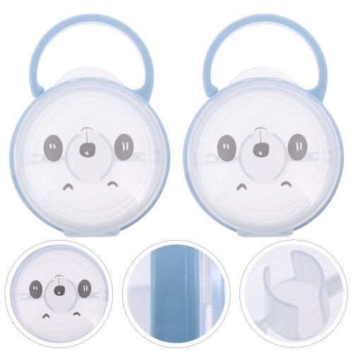 2 baby schnullerbox, schutzbehälter, tragbares etui 2