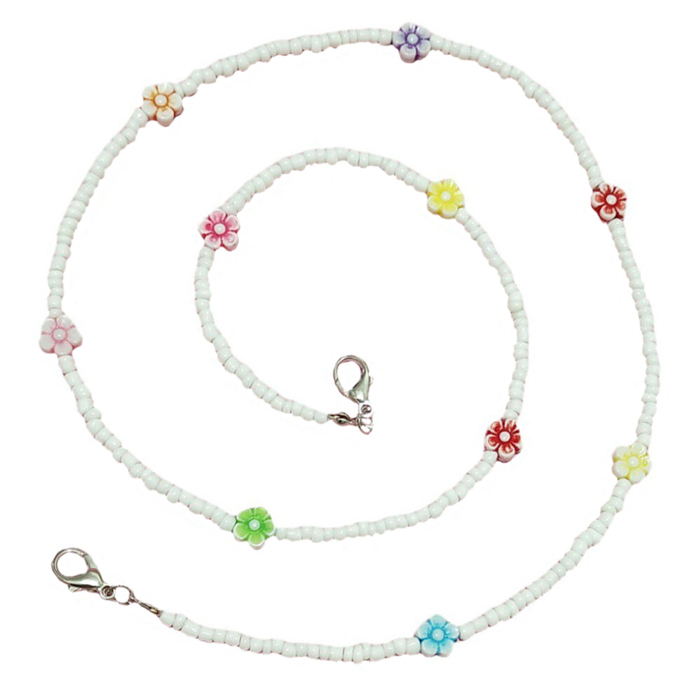 Inoomp Beads Mask Chain Necklace Holder Retainer Hanger Keeper For Neck
