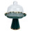 ceramic cake stand with dome high foot storage tray dessert serving 1