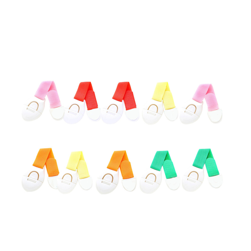 Solustre 10Pcs Self-Adhesive Cabinet Locks For Refrigerators Doors Drawers Kids