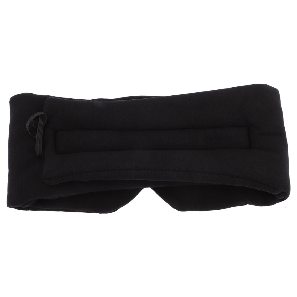 Artibetter Black Cotton Eye Mask For Sleeping Comfortable Night Sleep Shade