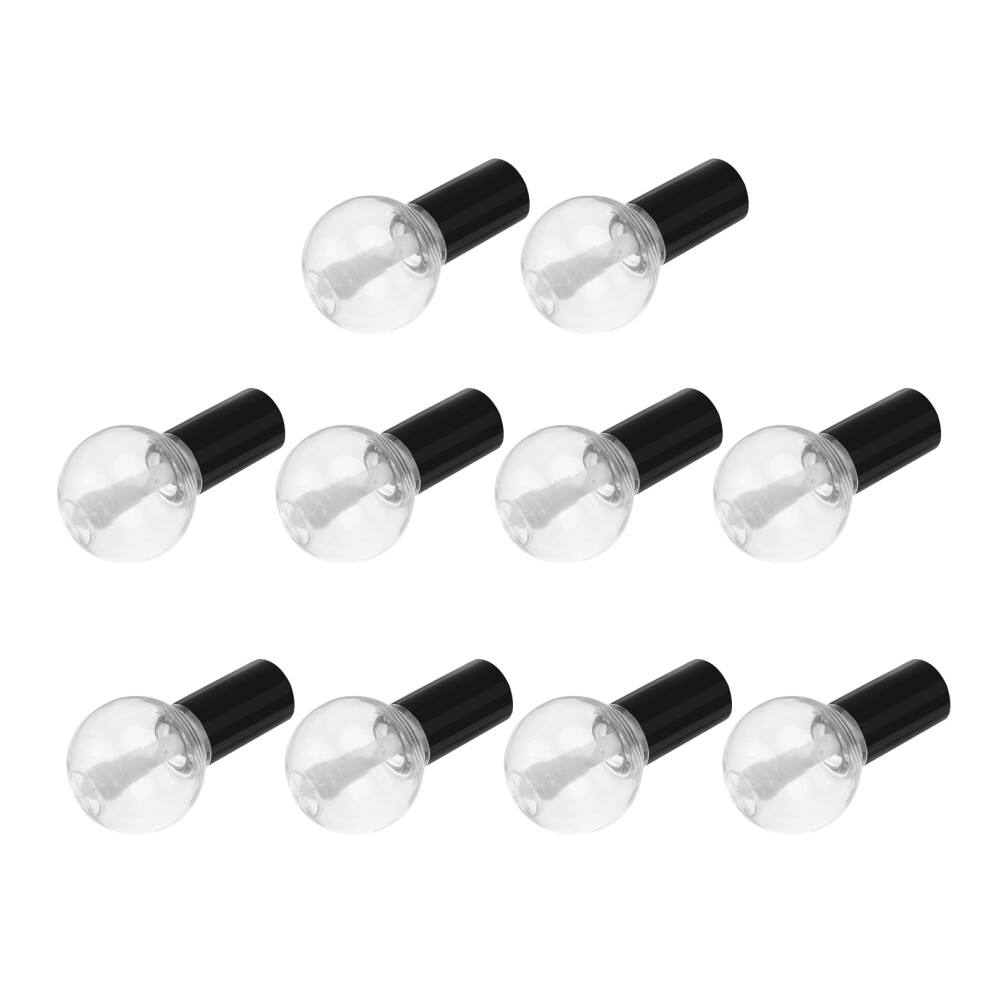 Solustre 10Pcs Empty Refillable Lip Gloss Tubes For Lip Oil Storage