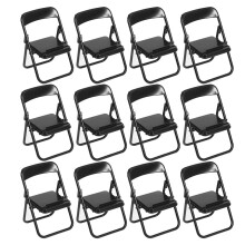 15pcs mini folding chair models for dollhouse and cellphone stands
