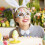 creative plush rabbit costume set with headband for easter party decor 6