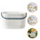 portable shower basket plastic storage with handles 7