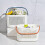 portable shower basket plastic storage with handles 2