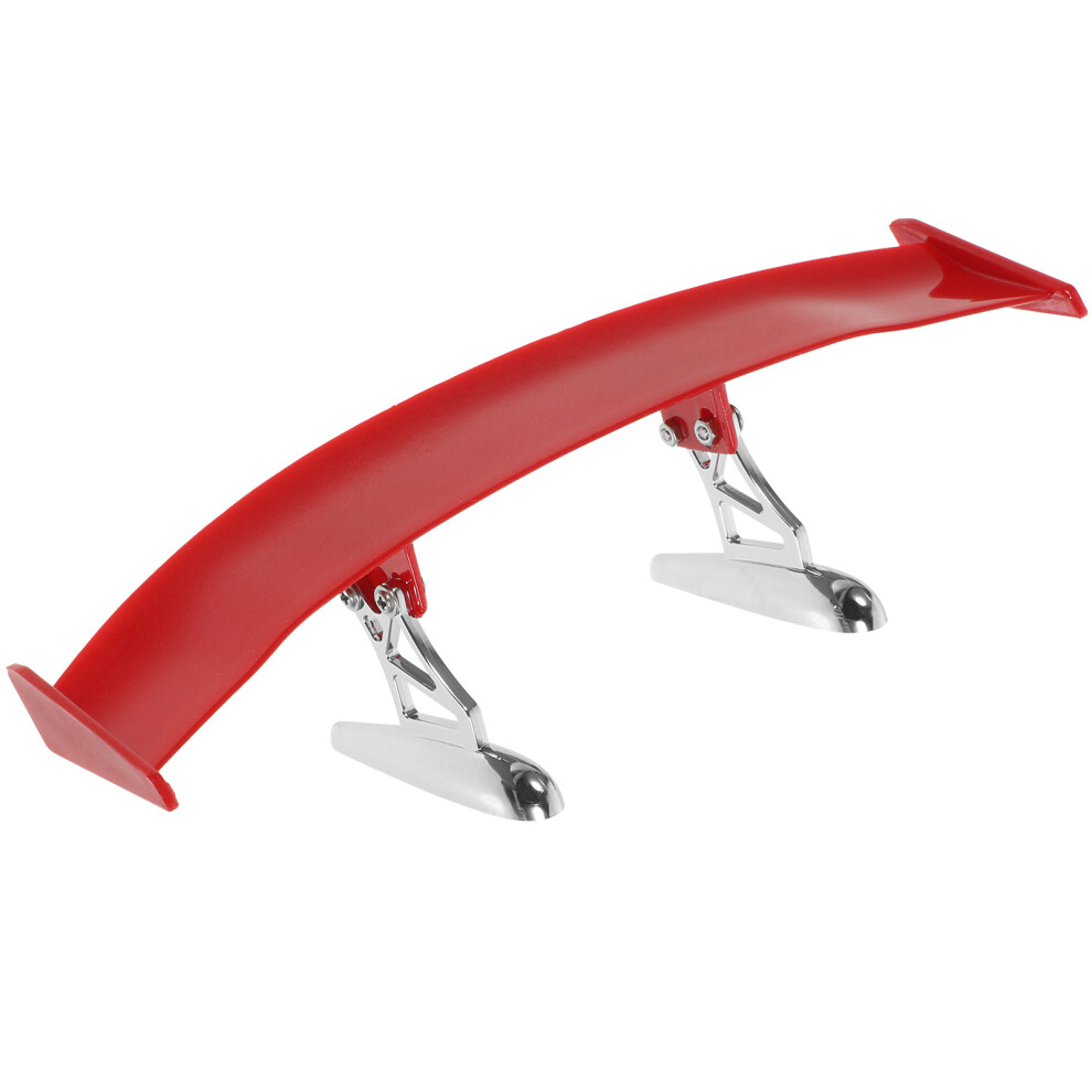 Abs Universal Car Tail Wing Rear Spoiler Adjustable Exterior Red 3301836337900
