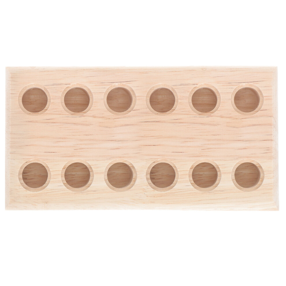 Wooden 12 Holes Pliers Organizer Holder Rack Practical Storage 3301836327833