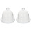 2 Pcs Serving Cake Display Cover Kitchen Tray Easy To Clean 3